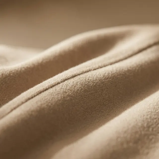 The brushed Oat cover, close up